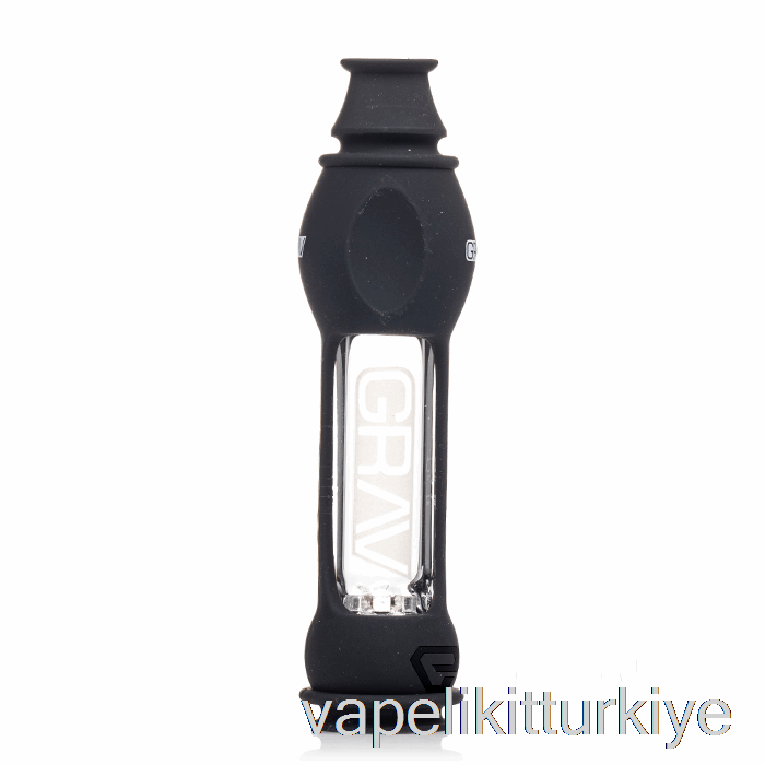 Vape Likit Grav Octo-taster Silikon Kaplamalı Siyah